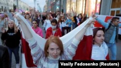 Акція протесту в Мінську, 28 серпня 2020 року