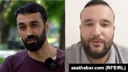 Alişer Sahatow (çepde) we Abdulla Orusow