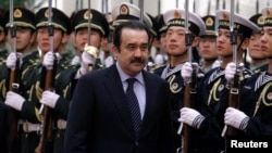 Председатель КНБ Карим Масимов в бытность премьер-министром Казахстана. 