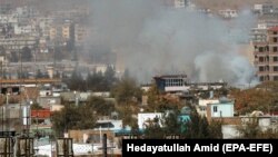 تصویر آرشیف صحنه یکی از انفجار ها در کابل 