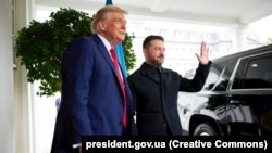 ԱՄՆ նախագահ Դոնալդ Թրափը Սպիտակ տանը ընդունում է Ուկրաինայի նախագահ Վլադիմիր Զելենսկուն, Վաշինգտոն, 18-ը օգոստոսի, 2025թ.