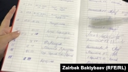 БШКнын партияларды каттаган журналы