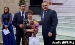 Бүләкләү тантанасында