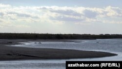 دریای آمو در منطقهء ترکمنستان