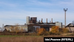 Здание бывшего объединения "Химпром" в Уфе