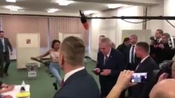 Чехиядагы шайлоо: Земанга каршы акция