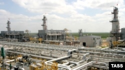 Инфраструктура на месторождении Карачаганак в Западно-Казахстанской области