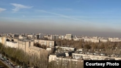 Бишкектин үстүн каптаган ыш. 2025-жылдын ноябры.