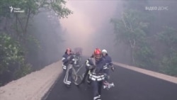 Пожежа на Луганщині: ДСНС задіяла авіацію для гасіння осередків вогню – відео