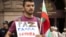Митинг протеста против зависимости от российского "Газпрома" и вмешательства Кремля во внутриполитическую жизнь Болгарии. София, 10 августа 2022 года