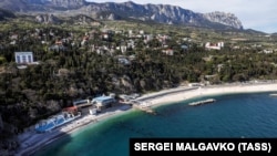 Симеиз весной 2021 года, вид с моря