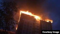 Пафилов көчөсүндөгү өрт