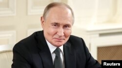 Прэзыдэнт Расеі Уладзімір Пуцін на Пецярбурскім міжнародным эканамічным форуме, 18 чэрвеня 2025 году