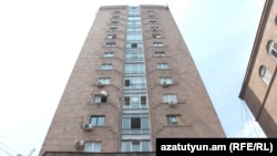 Armenia - A view of the Press Building in Yerevan, August 1, 2025.