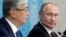 Президент России Владимир Путин и президент Казахстана КасымөЖомарт Токаев
