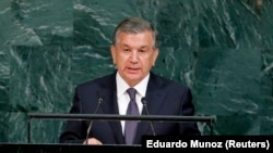 Өзбекстандын президенти Шавкат Мирзиёев.