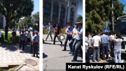 Милиция задержала участников акции «Бойкот выборам». 13 июля 2020 года. 