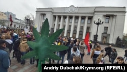 Учасники маршу рушили від будівлі Кабінету міністрів до Верховної Ради