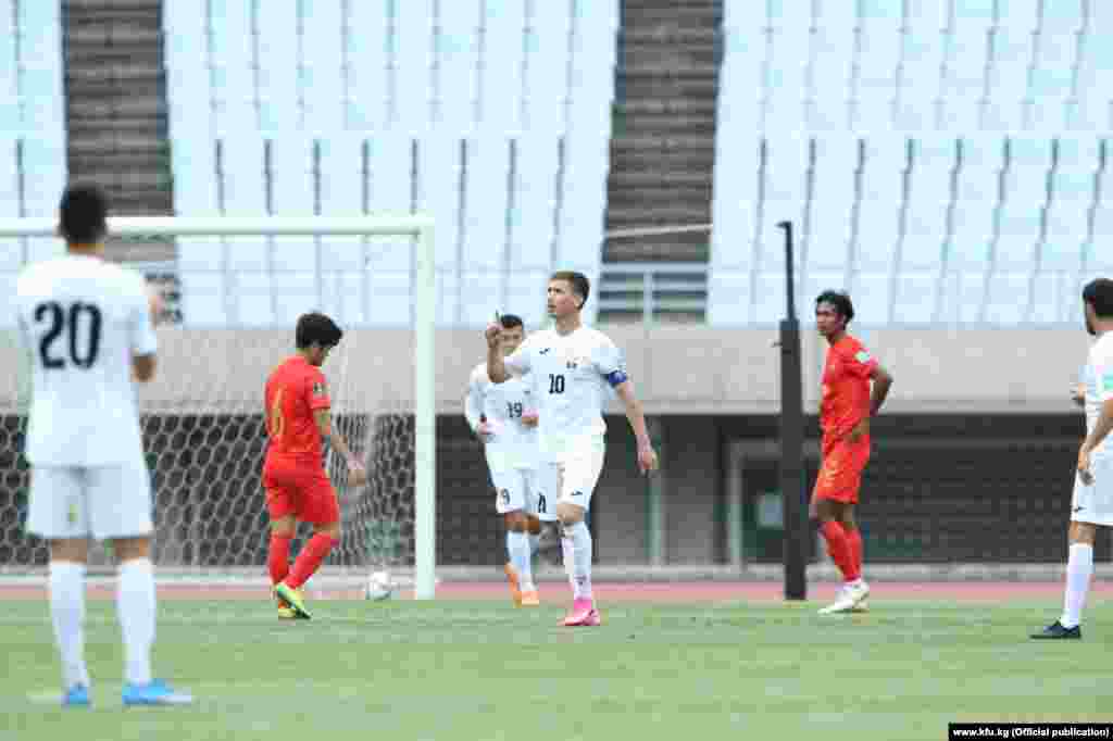 Беттеште чабуулчу&nbsp; Мирлан Мурзаев хеттрик жасады. Ал бул оюнда дагы капитандык милдетти аткарды.