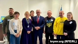 Українська делегація на зустрічі з європейськими чиновниками у Страсбурзі