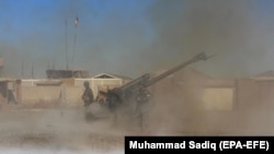 "Талибандын" жоочуларына каршы согушуп жаткан ооган армиясы. 6-январь, 2019-жыл.