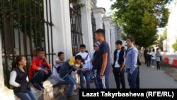 Абитуриенты из Кыргызстана в Москве.