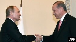Ռուսաստանի և Թուրքիայի նախագահների հանդիպումը Սանկտ Պետերբուրգում, 9-ը օգոստոսի, 2016թ․