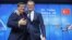 Түркиянын премьер-министри Ахмед Давутоглы жана Евробиримдиктин президенти Дональд Туск. Брюссель, 29-ноябрь, 2015-жыл. 