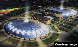 Проект ледового комплекса в Алматы для проведения Универсиада-2017.