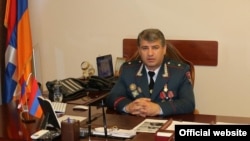 Nagorno Karabakh - Police chief Kamo Aghajanian.