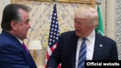 Дональд Трамп и Эмомали Рахмон