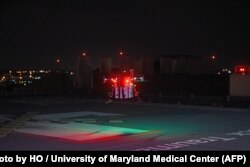 Мэриленд университетының медицина үзәгенә бөер китергән дрон