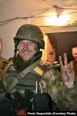 Павло Васєчкін одразу після ротації з ДАП. 15 грудня 2014 року