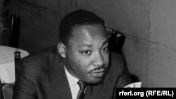 Марцін Лютер Кінг дае інтэрвію Радыё Свабода, 1966