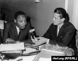 Марцін Лютэр Кінг дае інтэрвію Радыё Свабода, 1966