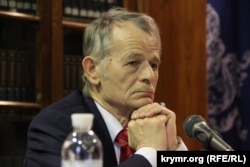 Qırımtatar halqı milliy lideri Mustafa Cemilev. 2014 senesi