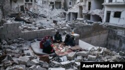 Ариха шаары, Идлиб вилайети, Сирия. 04.5.2020.