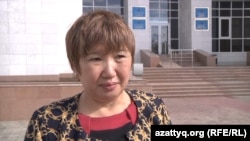 Балкия Бисенгалиева, жительница Астаны, которую обвинили в клевете. 13 сентября 2016 года.