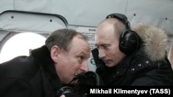 Николай Патрушев жана  Владимир Путин. Архивдик сүрөт