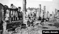 Разрушения в городе Тампере в ходе Гражданской войны в Финляндии, 1918