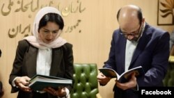 ՀՀ ԿԳՄՍ նախարարն ու ԻԻՀ ազգային գրադարանի և արխիվի կազմակերպության ղեկավարը, սեպտեմբեր, 2025թ․