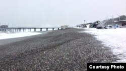 Если учесть, что снег на абхазском побережье выпадает далеко не каждый год, а если и выпадает, то обычно ближе к концу зимы, это было поистине редкостное явление