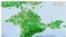 UKRAINE - map of vegetation reduction in the Crimea_2016, 13Jul2018
