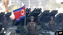 Түндүк кореялык аскерлер. Иллюстрациялык сүрөт.