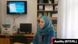 Белгилүү татар жазуучусу жана активисти Фаузия Байрамова.