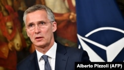 НАТОнун баш катчыcы Йенс Столтенберг. 11-июнь, 2018-жыл.