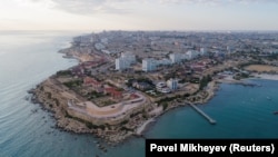 Актау шаары. Иллюстрациялык сүрөт