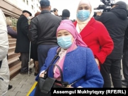 Жительница Кызылорды Роза Смагулова. Нур-Султан, 12 октября 2020 года.