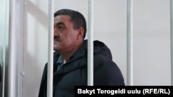 Албек Ибраимов соттук жараяндардын биринде. 2018-жыл.