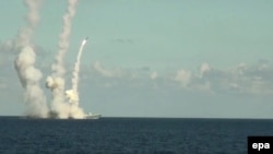 «Відтепер на бойовому чергуванні – три надводних і один підводний ракетоносій із загальною кількістю 28 «Калібрів» (фото ілюстративне)